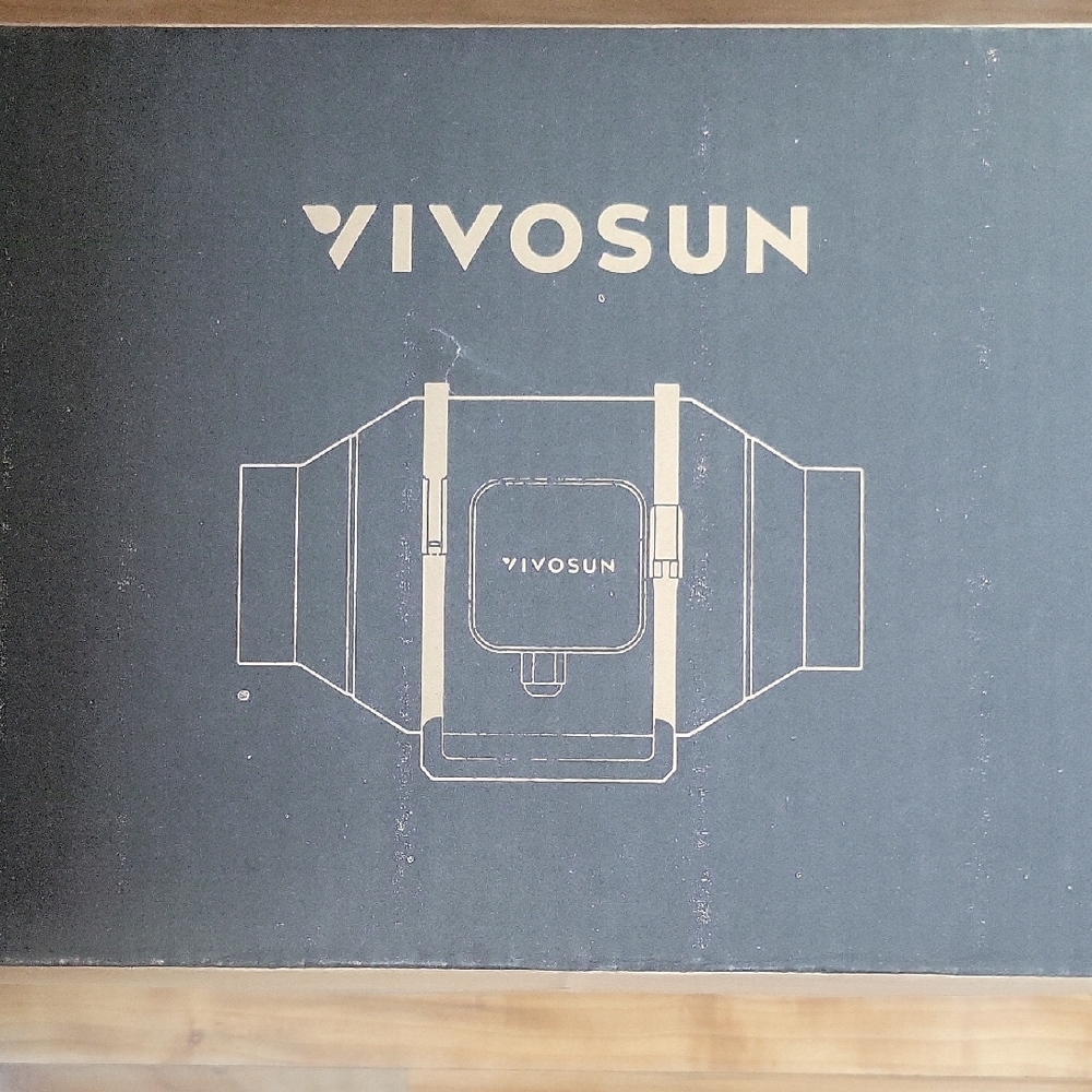 Vivo 4-Inch Variable Speed Inline Duct Fan